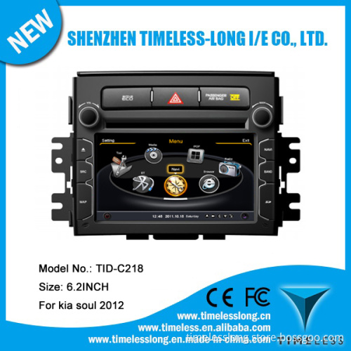 S100 Platform TFT LCD Monitor DVD with GPS Navigation for KIA Soul 2012 (TID-C218)